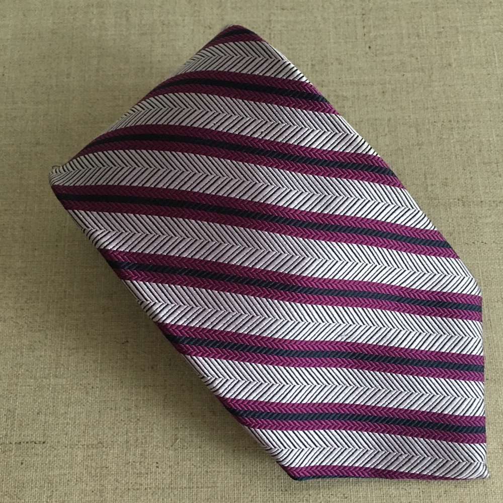 Robert Talbott Men Multicolour Striped Silk Tie